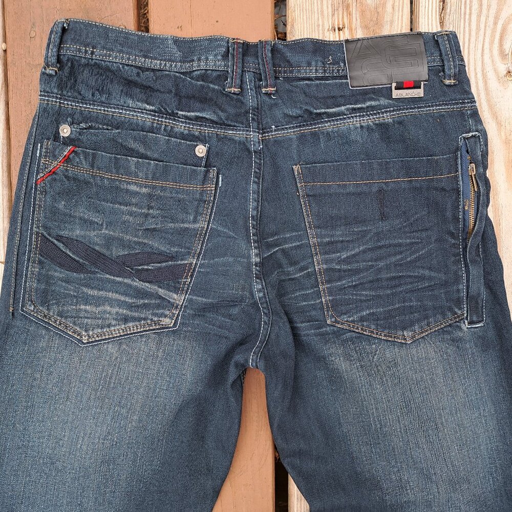 %Ablanche Jeans Men’s Size 36x34 Blue Denim / J2